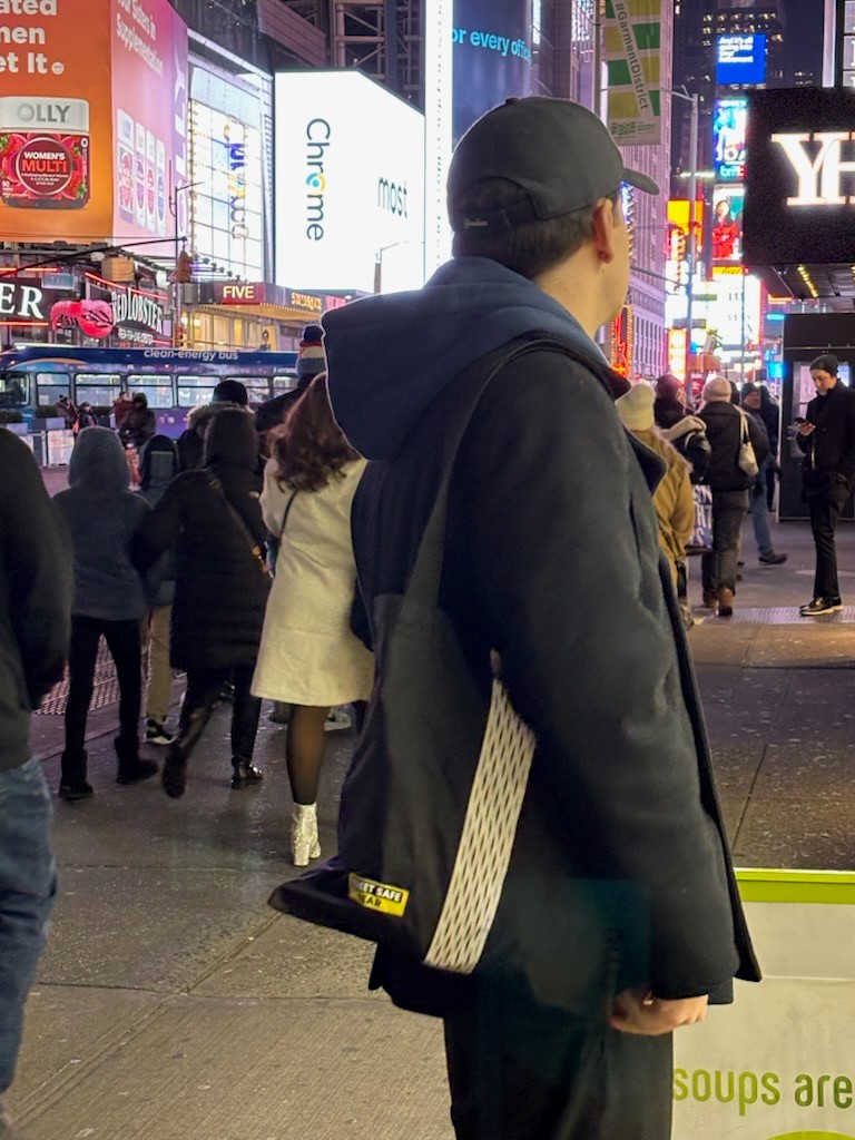 Reflective Tote Bag in New York